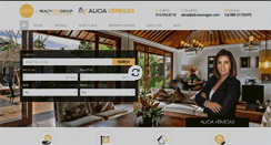 Desktop Screenshot of aliciavenegas.com
